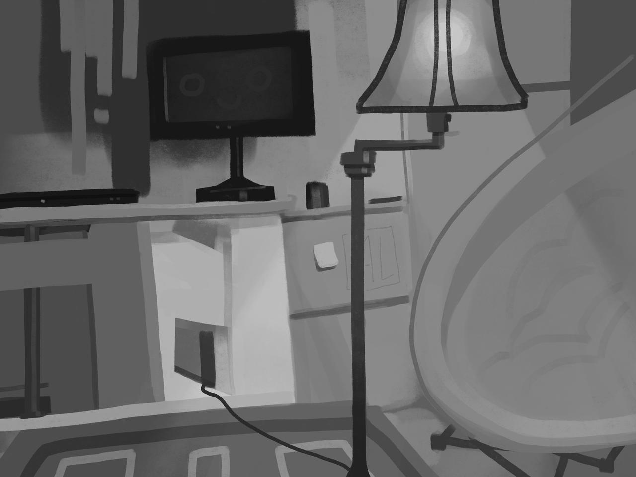 artwork: room sketch